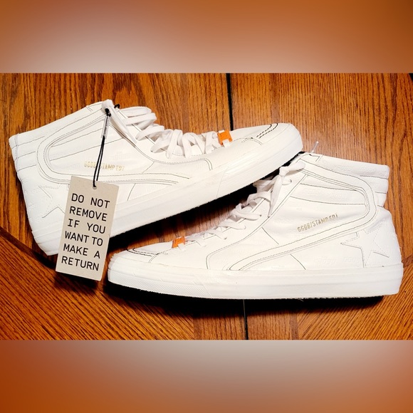 GOLDEN GOOSE SLIDE *STAMP EDT.* *RARE* size 45(11.5US) - Picture 1 of 3